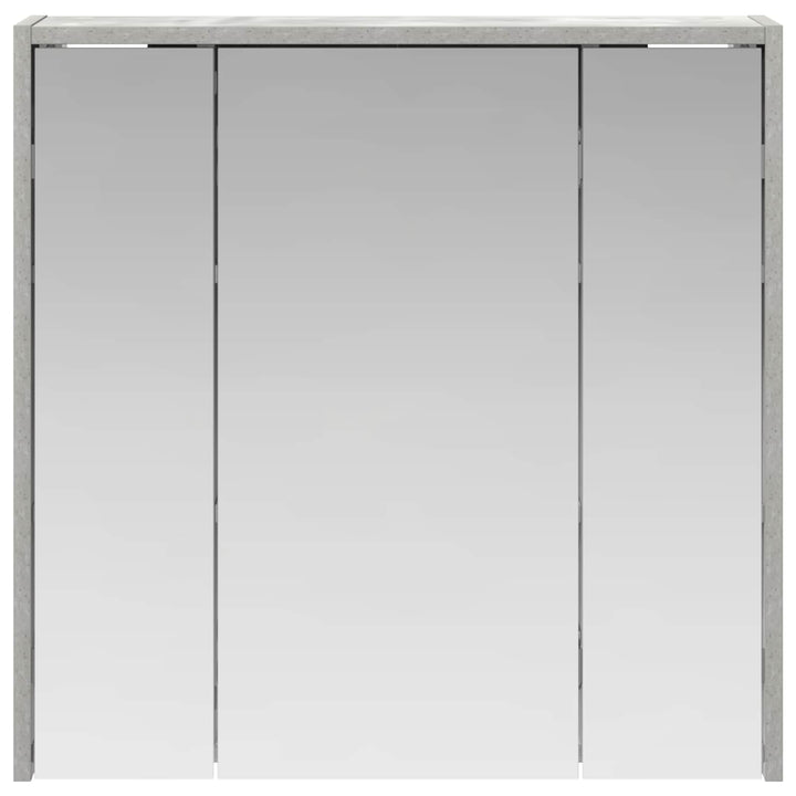 Badeværelsesspejlskab Beton Grå 63,5 x 16 x 62,5 cm