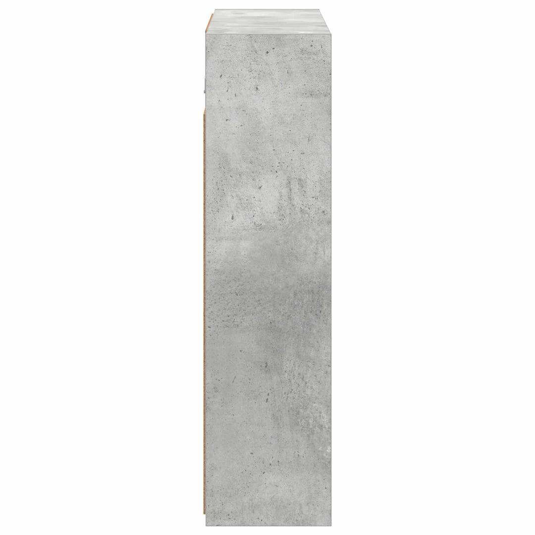 Badeværelsesspejlskab Beton Grå 63,5 x 16 x 62,5 cm