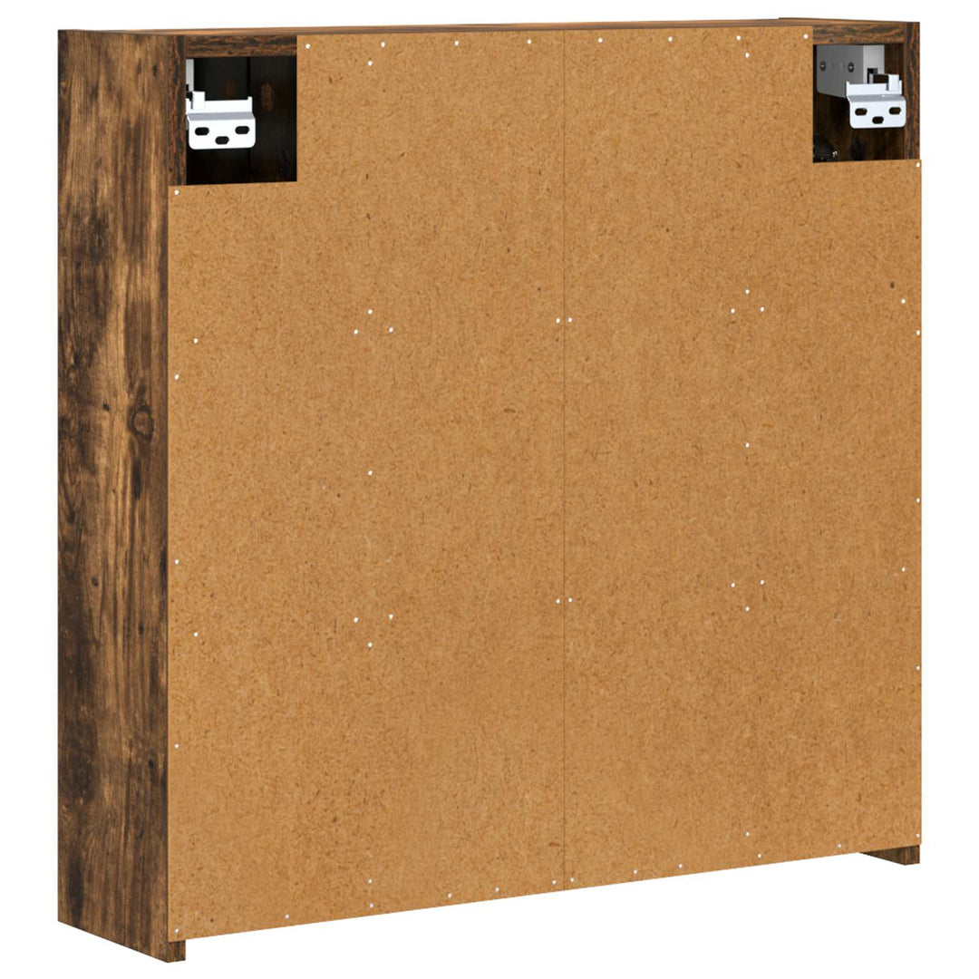 Badeværelsesspejlskab Røget eg 63,5 x 16 x 62,5 cm