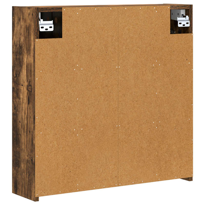 Badeværelsesspejlskab Røget eg 63,5 x 16 x 62,5 cm