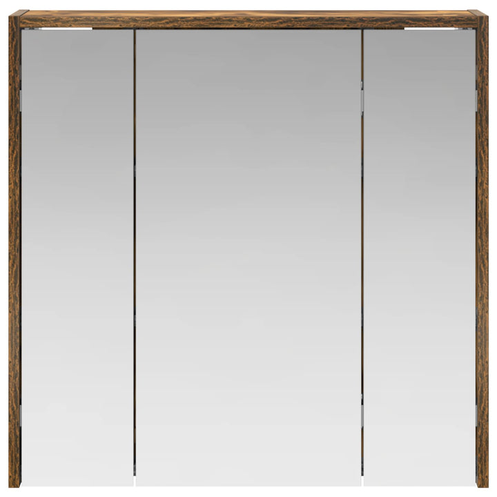 Badeværelsesspejlskab Røget eg 63,5 x 16 x 62,5 cm