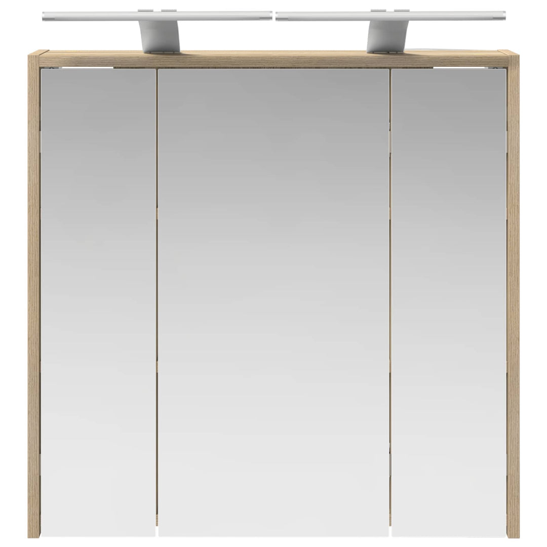 Badeværelsesspejlskab Sonoma eg 63,5 x 16 x 62,5 cm