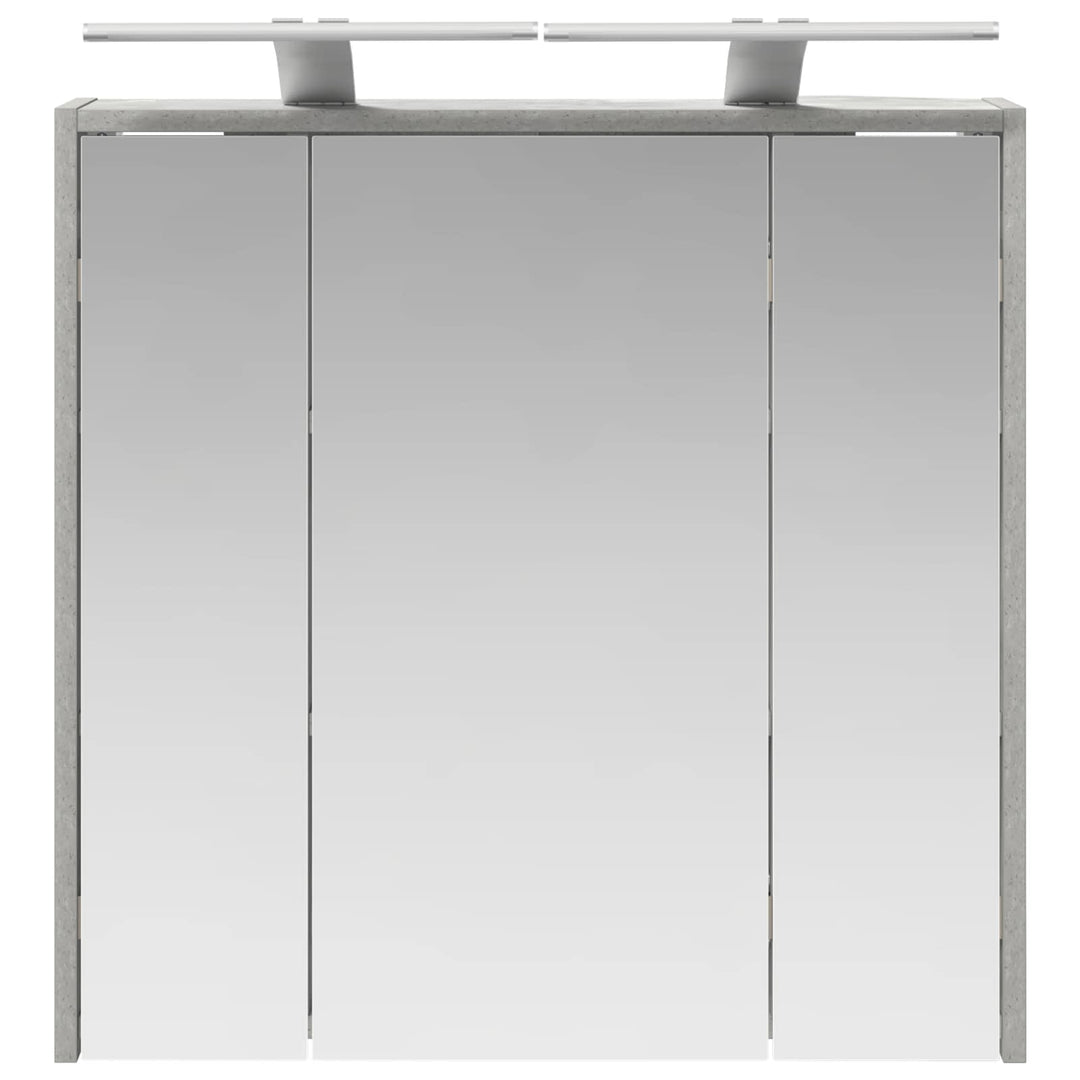 Badeværelsesspejlskab Beton Grå 63,5 x 16 x 62,5 cm
