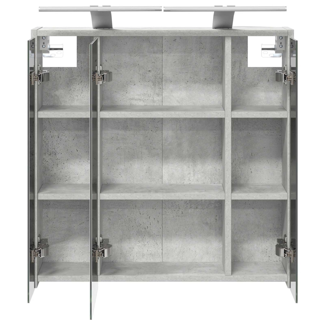 Badeværelsesspejlskab Beton Grå 63,5 x 16 x 62,5 cm