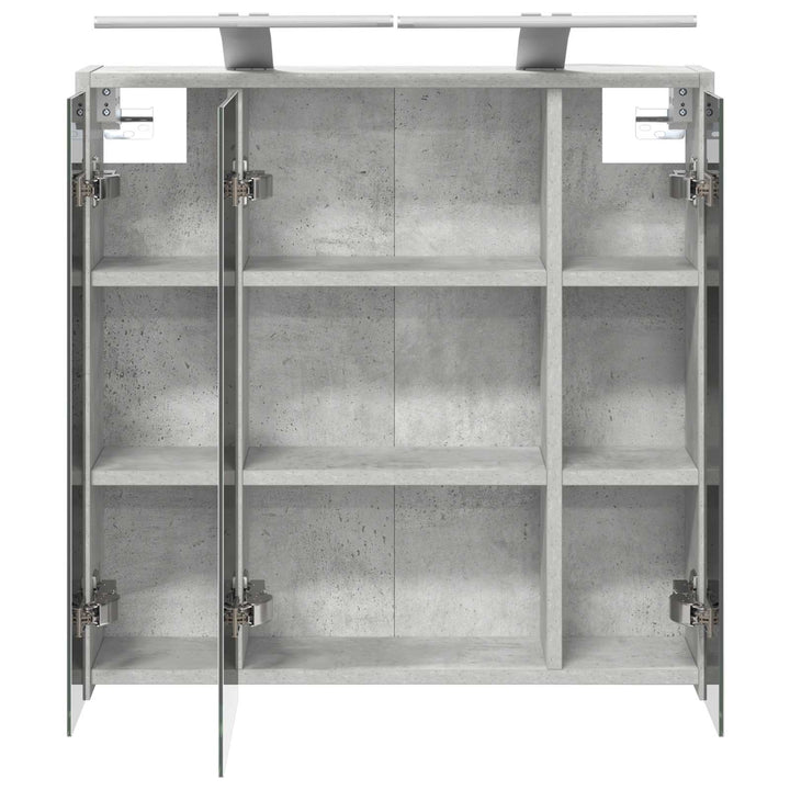 Badeværelsesspejlskab Beton Grå 63,5 x 16 x 62,5 cm