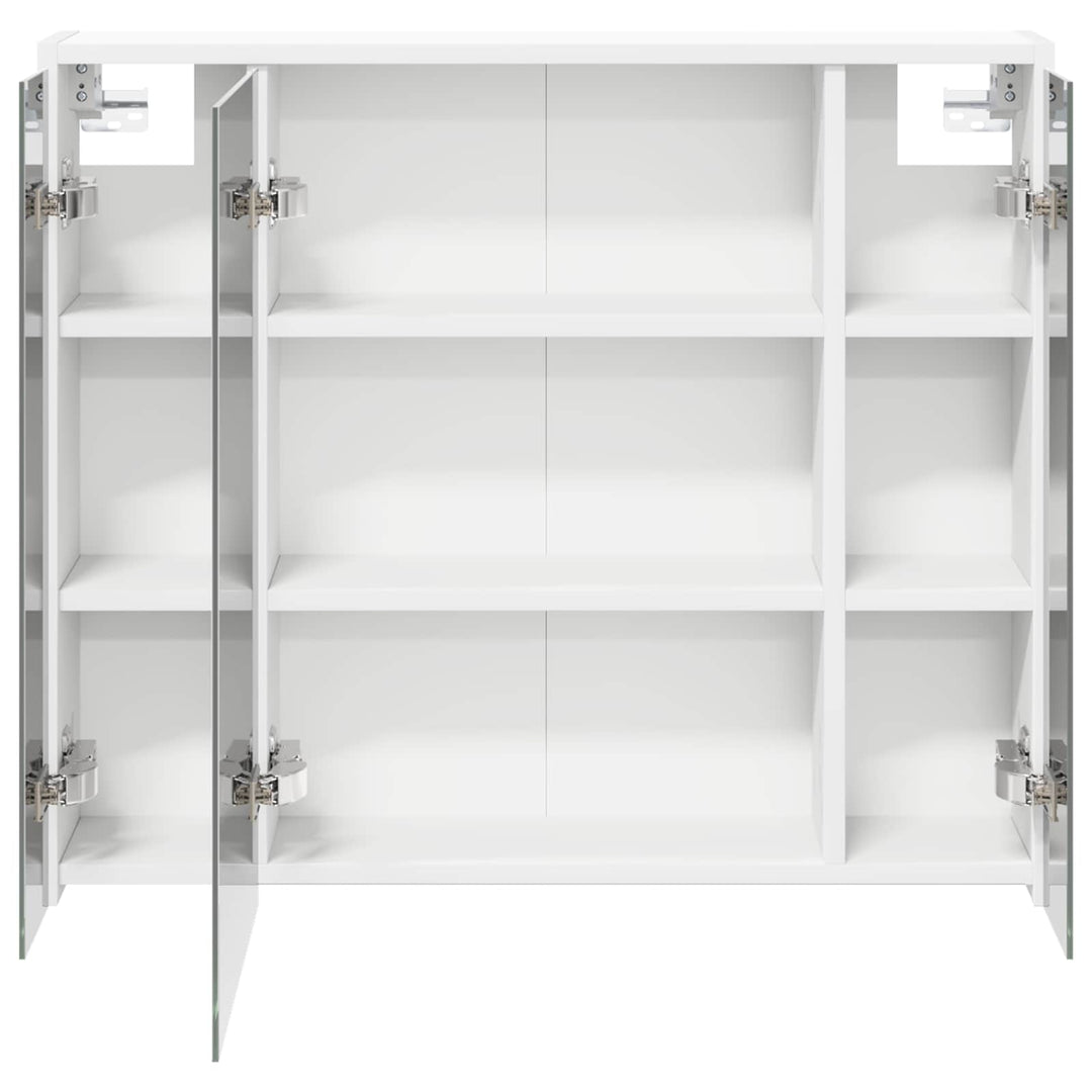 Badeværelsesspejlskab Hvid 73,5 x 16 x 62,5 cm Konstrueret træ