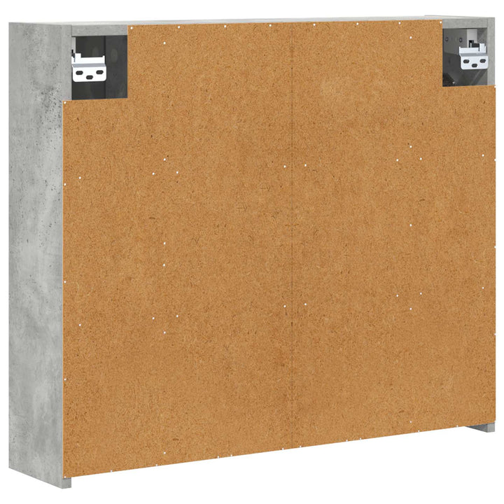 Badeværelsesspejlskab Beton Grå 73,5 x 16 x 62,5 cm