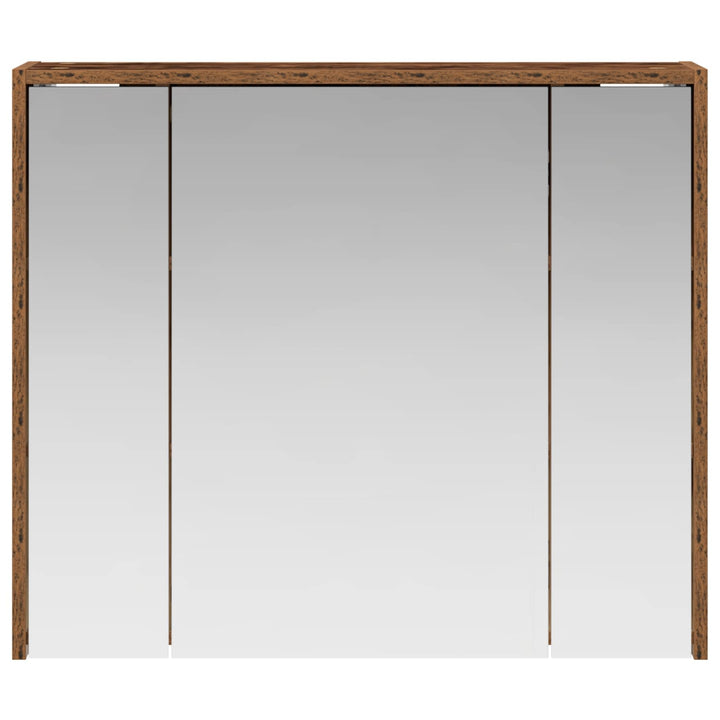 Badeværelsesspejlskab Gammelt træ 73,5 x 16 x 62,5 cm