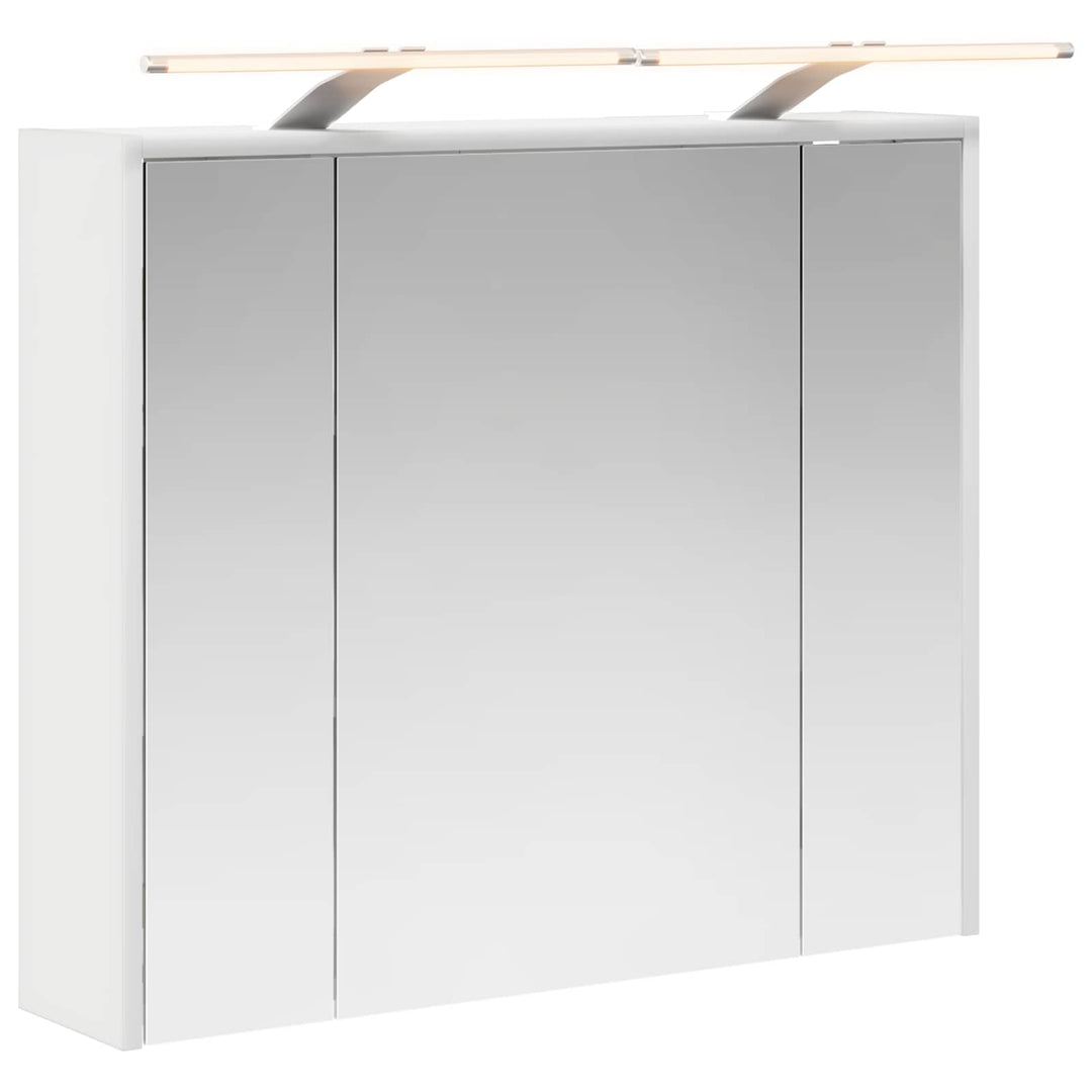 Badeværelsesspejlskab Hvid 73,5 x 16 x 62,5 cm Konstrueret træ