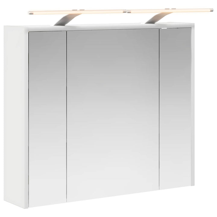 Badeværelsesspejlskab Hvid 73,5 x 16 x 62,5 cm Konstrueret træ