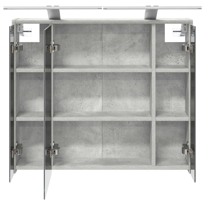 Badeværelsesspejlskab Beton Grå 73,5 x 16 x 62,5 cm
