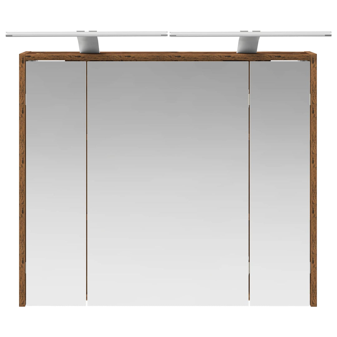 Badeværelsesspejlskab Gammelt træ 73,5 x 16 x 62,5 cm