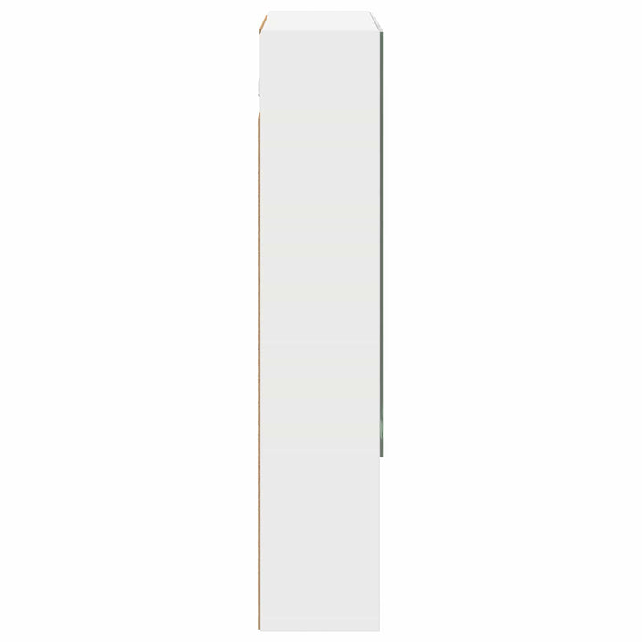 Badeværelsesspejlskab Hvid 60 x 14.5 x 70 cm Konstrueret træ
