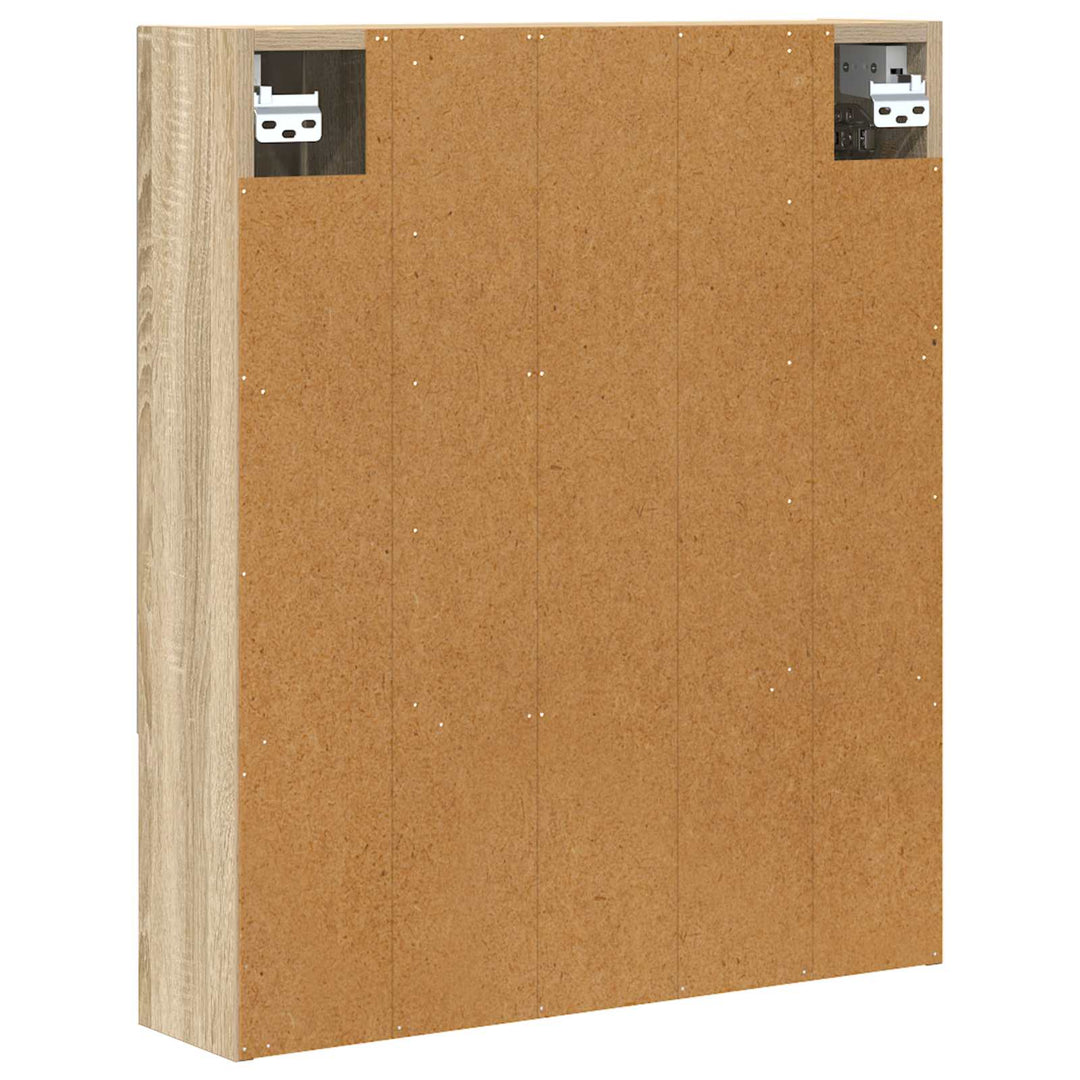 Badeværelsesspejlskab med hylde Sonoma eg 60 x 14.5 x 70 cm