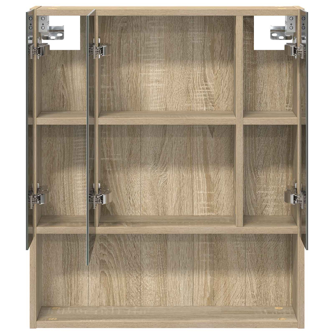 Badeværelsesspejlskab med hylde Sonoma eg 60 x 14.5 x 70 cm