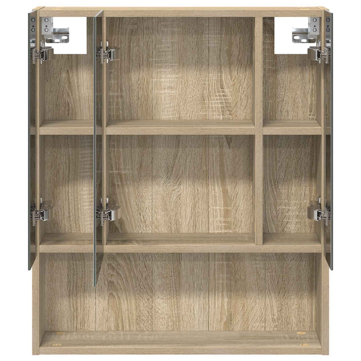 Badeværelsesspejlskab med hylde Sonoma eg 60 x 14.5 x 70 cm