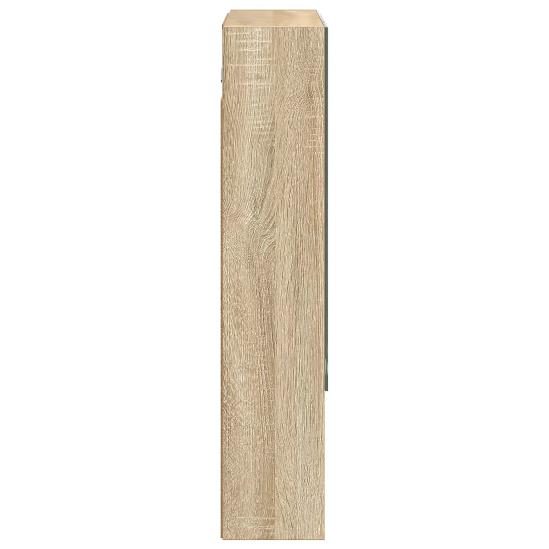 Badeværelsesspejlskab med hylde Sonoma eg 60 x 14.5 x 70 cm