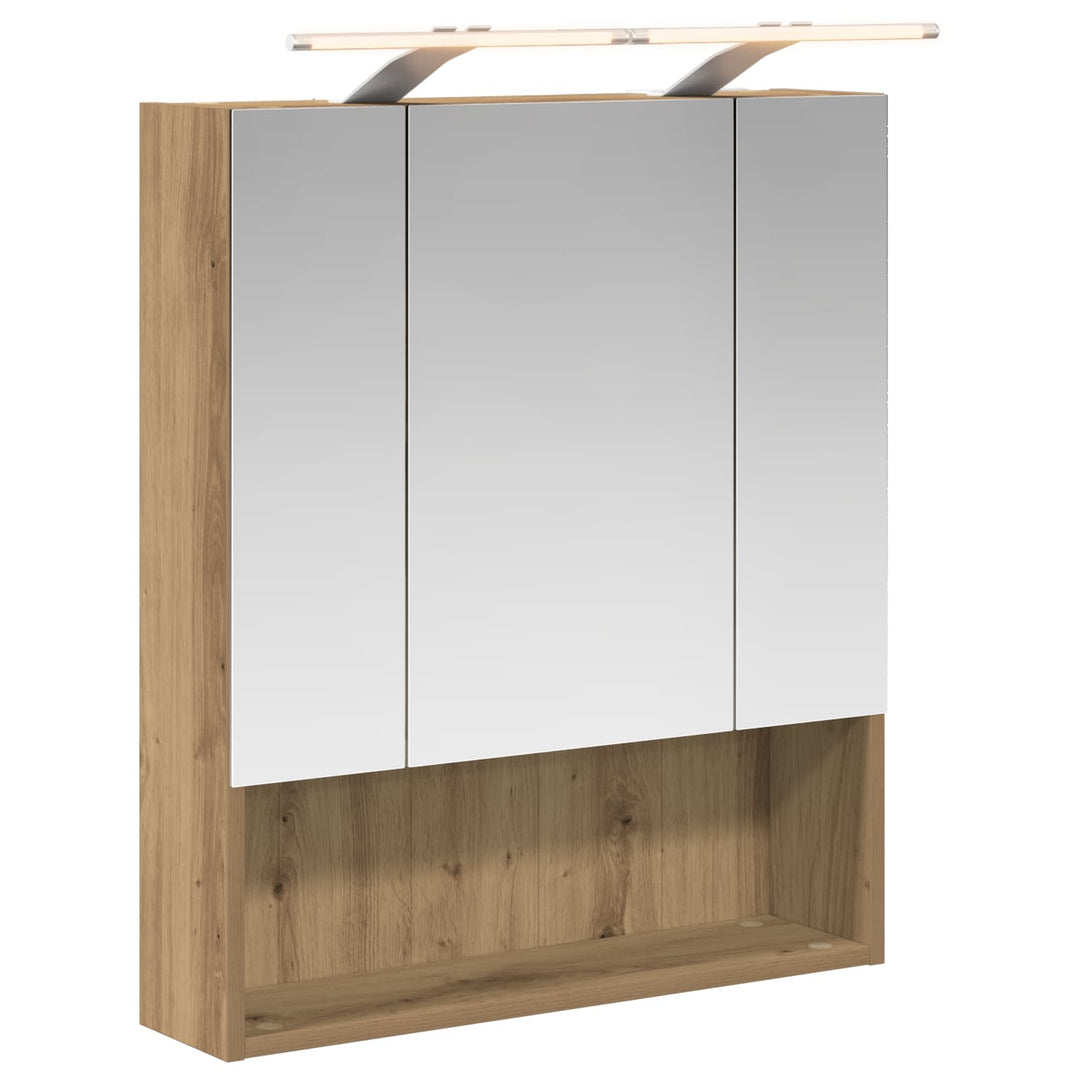 Badeværelsesspejlskab med hylde Artisan eg 60 x 14.5 x 70 cm