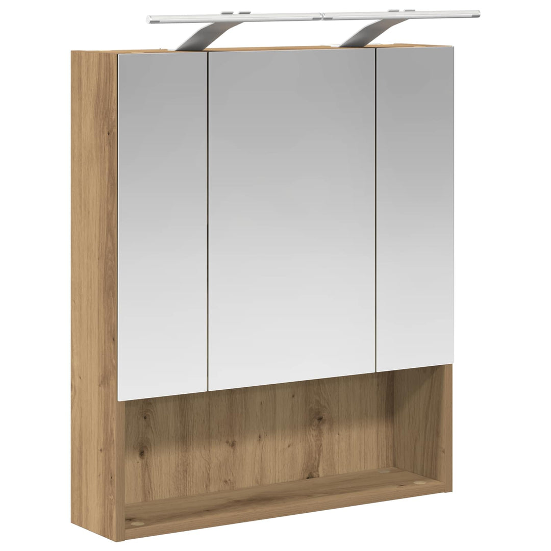 Badeværelsesspejlskab med hylde Artisan eg 60 x 14.5 x 70 cm