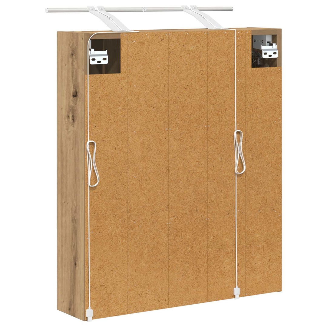 Badeværelsesspejlskab med hylde Artisan eg 60 x 14.5 x 70 cm