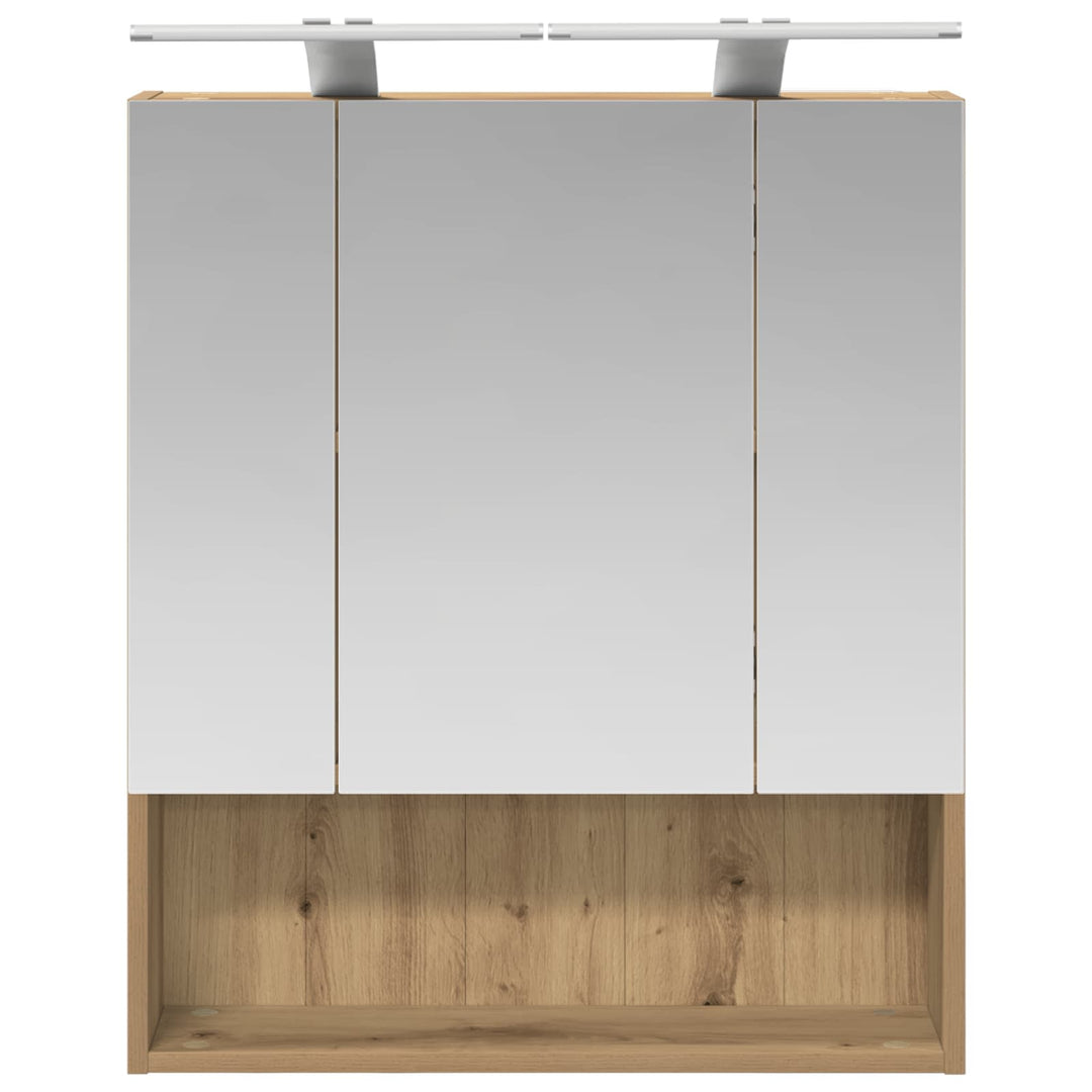 Badeværelsesspejlskab med hylde Artisan eg 60 x 14.5 x 70 cm