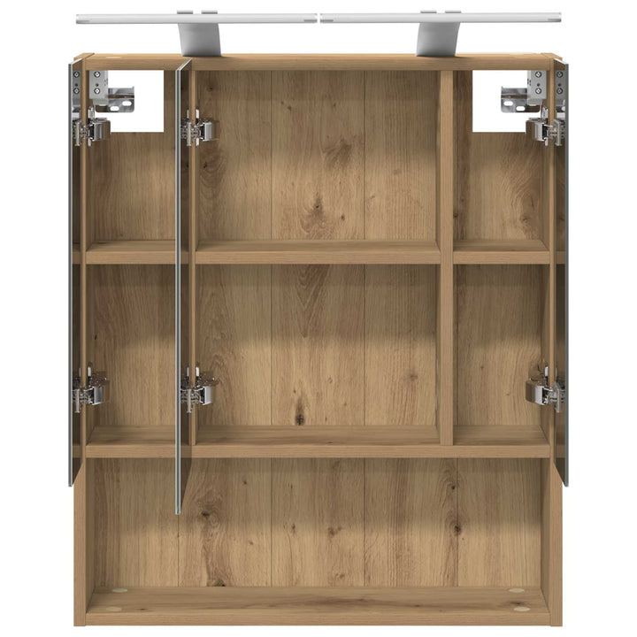Badeværelsesspejlskab med hylde Artisan eg 60 x 14.5 x 70 cm