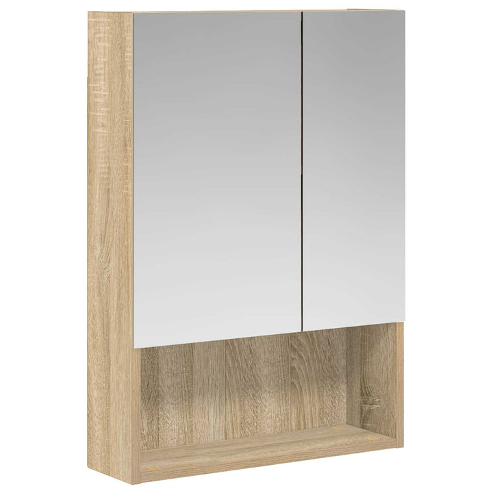 Badeværelsesspejlskab med hylde Sonoma eg 50 x 14,5 x 70 cm