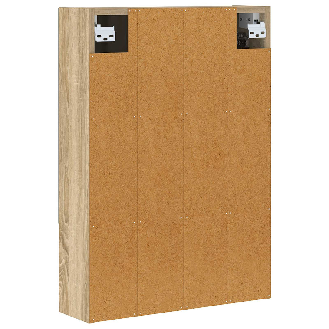 Badeværelsesspejlskab med hylde Sonoma eg 50 x 14,5 x 70 cm