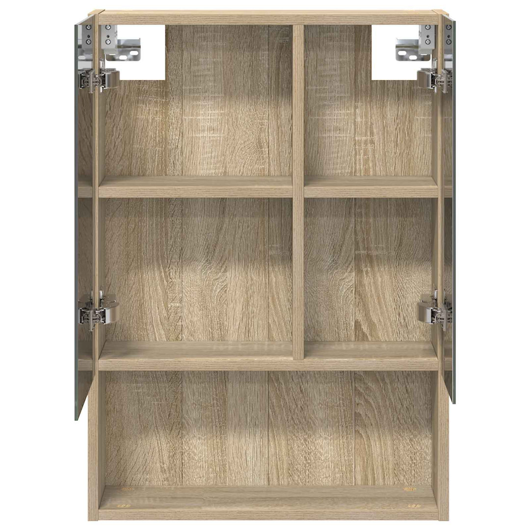 Badeværelsesspejlskab med hylde Sonoma eg 50 x 14,5 x 70 cm