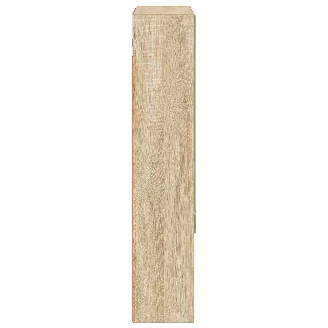 Badeværelsesspejlskab med hylde Sonoma eg 50 x 14,5 x 70 cm