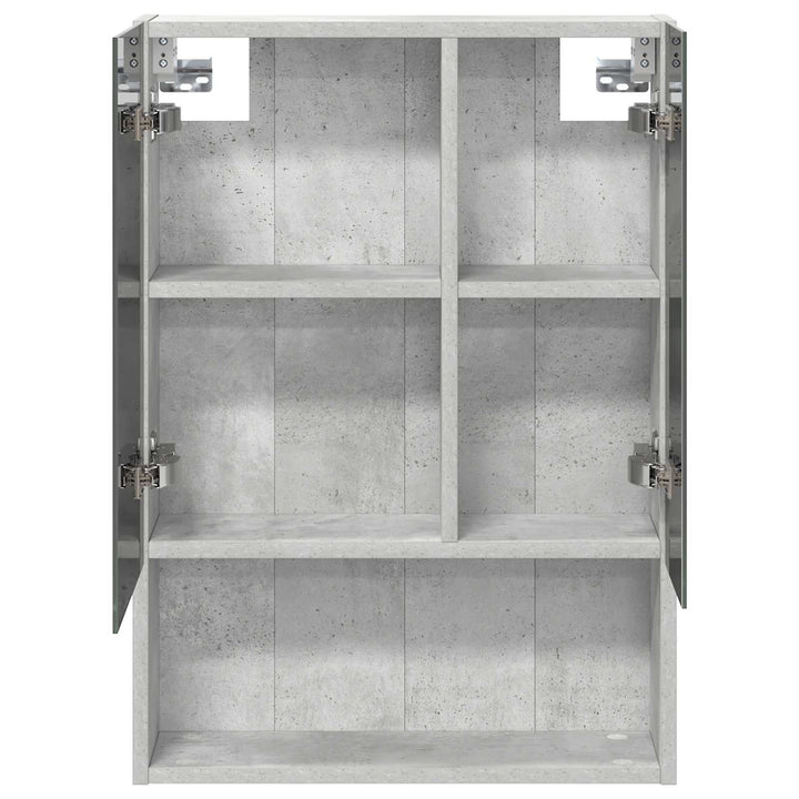 Badeværelsesspejlskab med hylde Beton Grå 50 x 14,5 x 70 cm
