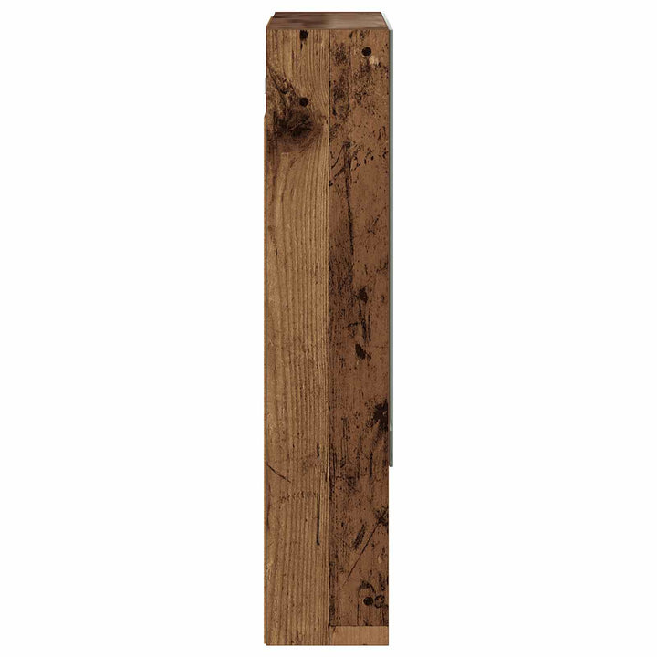 Badeværelsesspejlskab med hylde Gammelt træ 50 x 14,5 x 70 cm