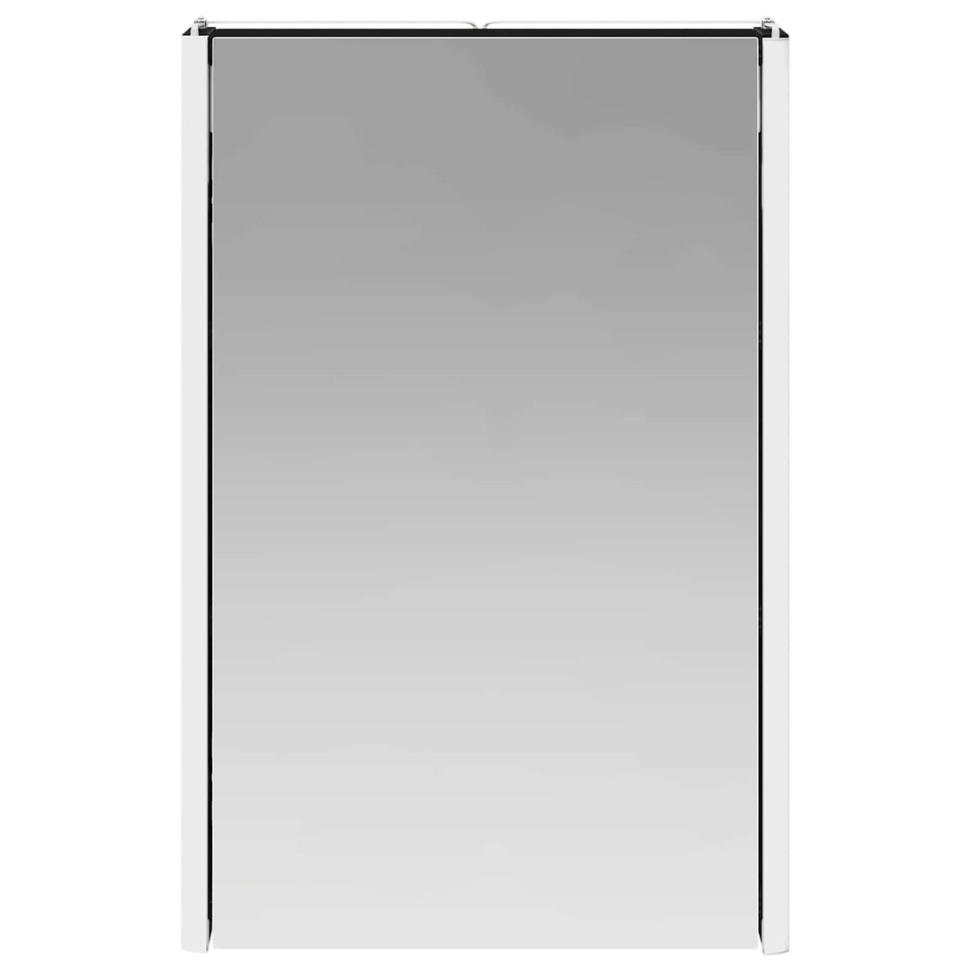 Badeværelsesspejlskab Sort eg 33 x 11,5 x 50 cm Konstrueret træ
