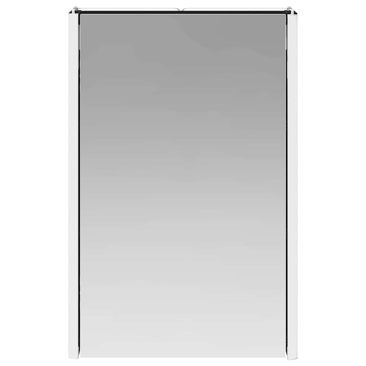 Badeværelsesspejlskab Sort eg 33 x 11,5 x 50 cm Konstrueret træ
