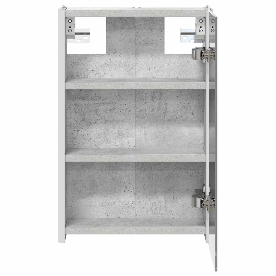 Badeværelsesspejlskab Beton Grå 33 x 11,5 x 50 cm