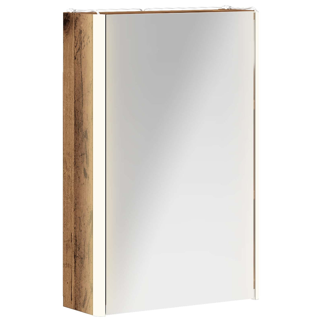 Badeværelsesspejlskab Gammelt træ 33 x 11,5 x 50 cm