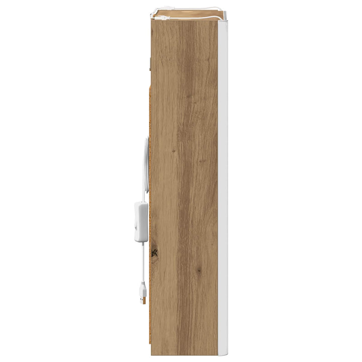 Badeværelsesspejlskab Artisan eg 33 x 11,5 x 50 cm