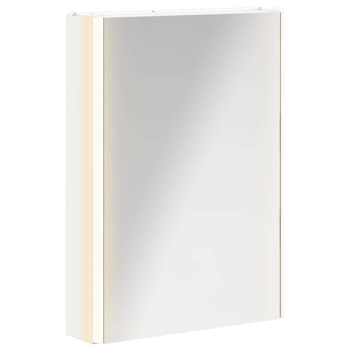Badeværelsesspejlskab Hvid 43 x 11,5 x 60,5 cm Konstrueret træ