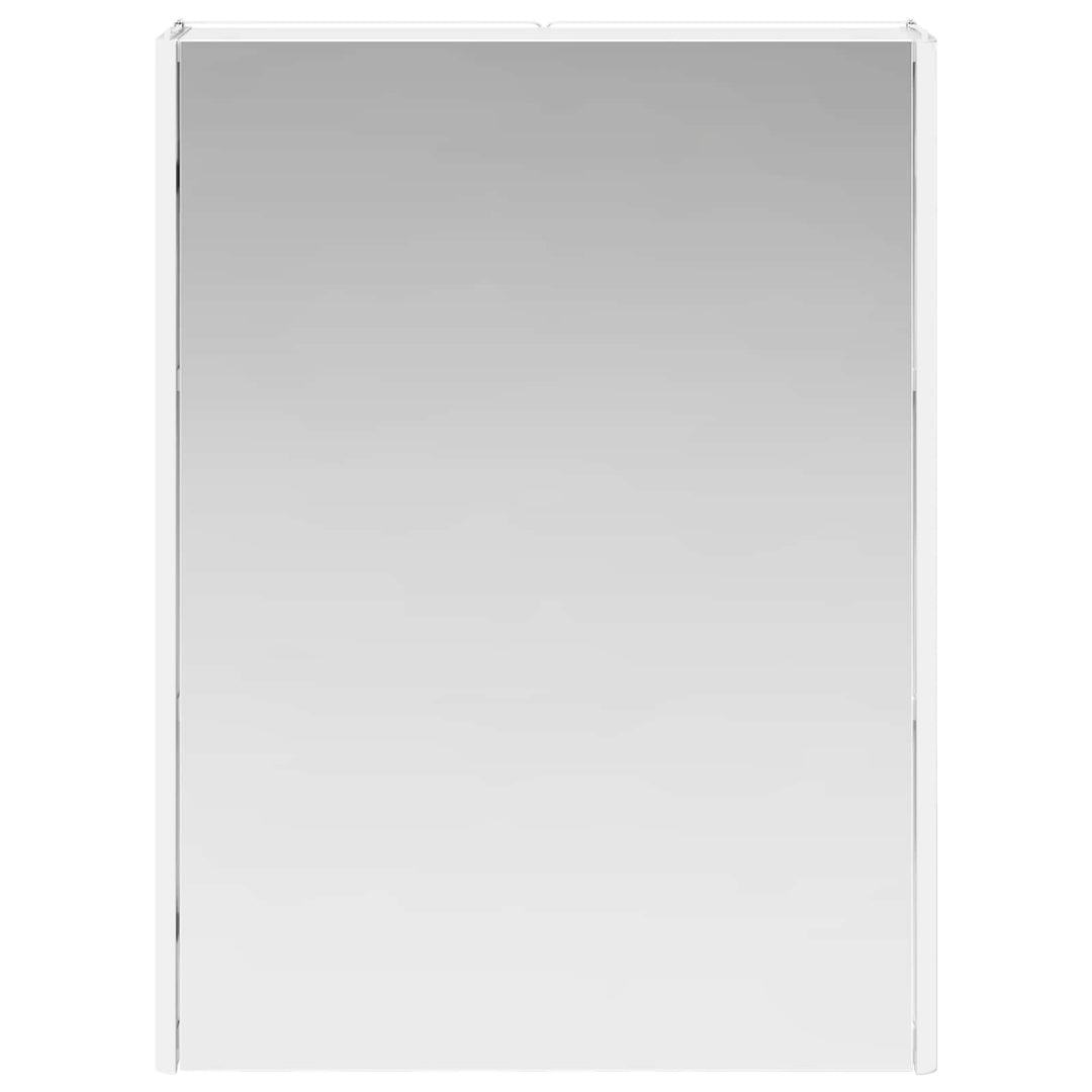 Badeværelsesspejlskab Hvid 53,5 x 15,5 x 70 cm Konstrueret træ