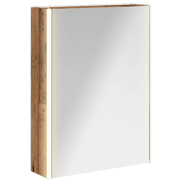 Badeværelsesspejlskab Gammelt træ 53,5 x 15,5 x 70 cm