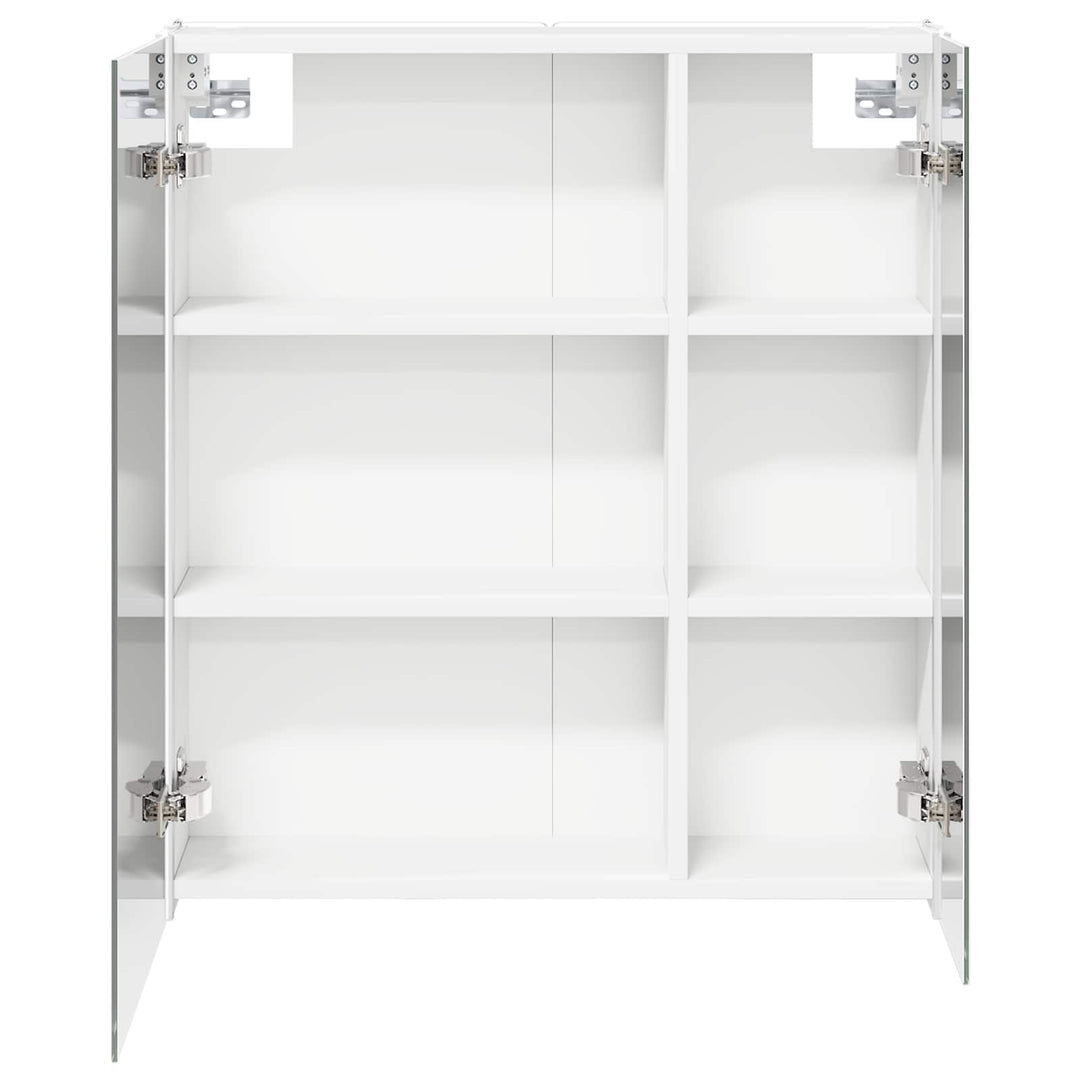 Badeværelsesspejlskab Hvid 63,5 x 15,5 x 70 cm Konstrueret træ