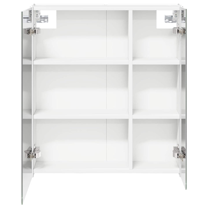Badeværelsesspejlskab Hvid 63,5 x 15,5 x 70 cm Konstrueret træ