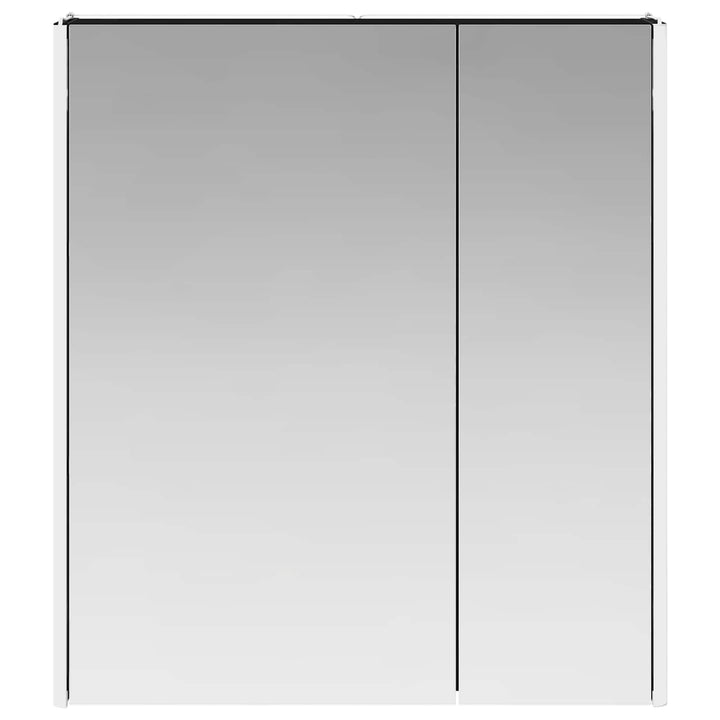 Badeværelsesspejlskab Sort eg 63,5 x 15,5 x 70 cm