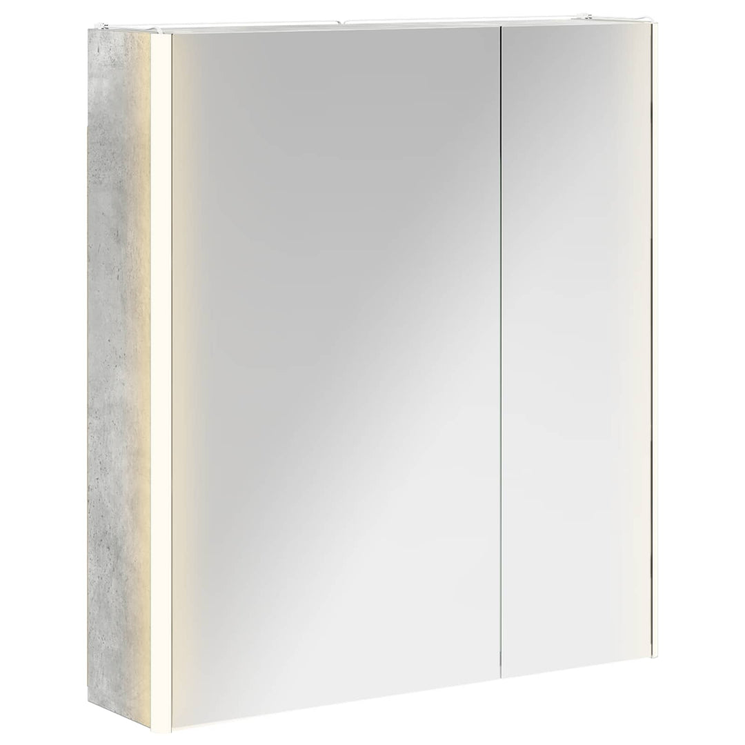 Badeværelsesspejlskab Beton Grå 63,5 x 15,5 x 70 cm