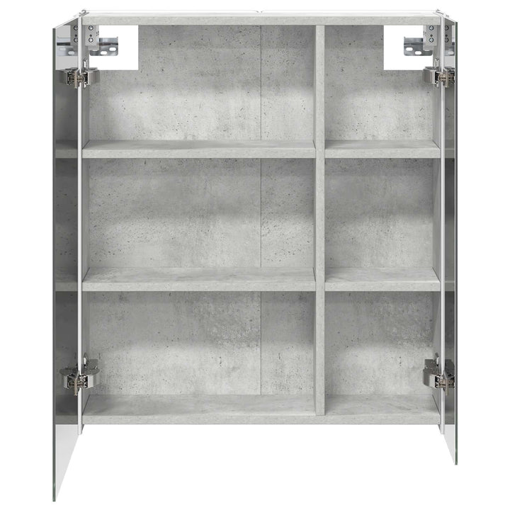 Badeværelsesspejlskab Beton Grå 63,5 x 15,5 x 70 cm