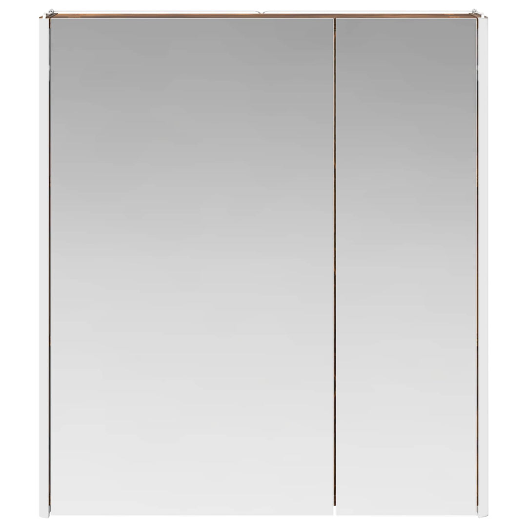 Badeværelsesspejlskab Røget eg 63,5 x 15,5 x 70 cm