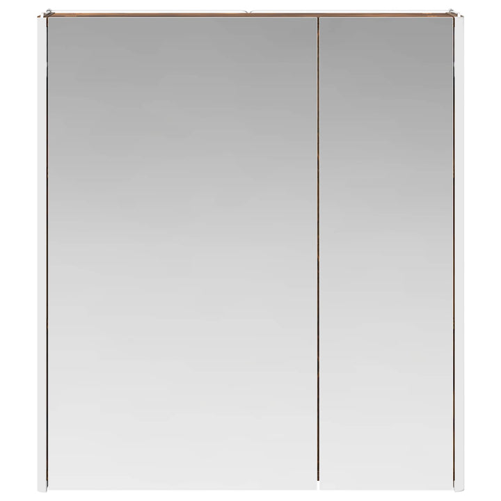 Badeværelsesspejlskab Røget eg 63,5 x 15,5 x 70 cm
