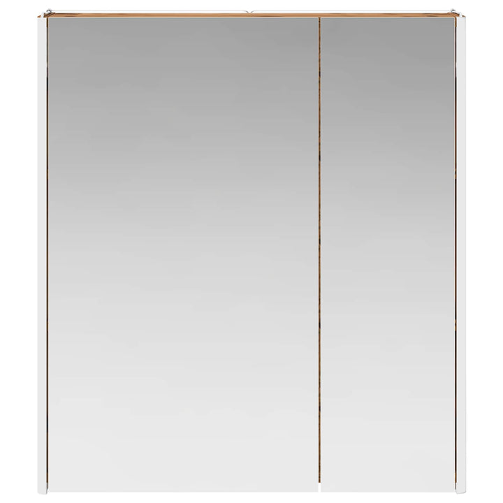 Badeværelsesspejlskab Gammelt træ 63,5 x 15,5 x 70 cm