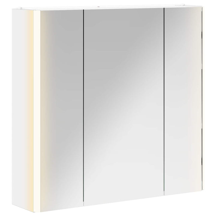 Badeværelsesspejlskab Hvid 63,5 x 15,5 x 60,5 cm