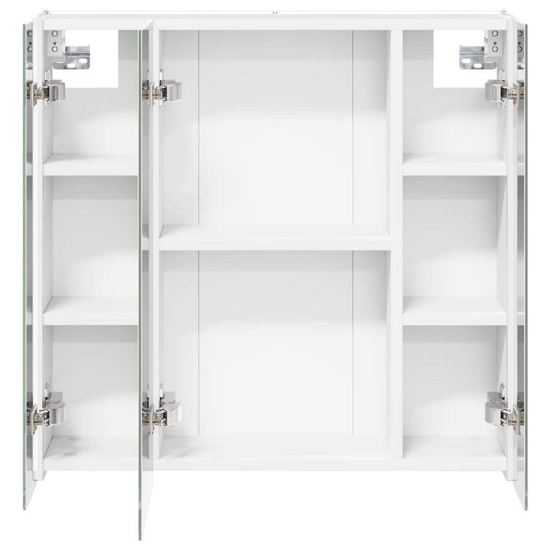Badeværelsesspejlskab Hvid 63,5 x 15,5 x 60,5 cm